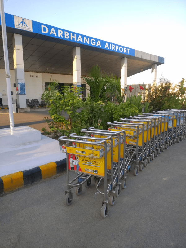 Recall Advertising Agency in Kolkata - Airport Trolley Branding