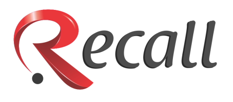 Recall Advertising Logo