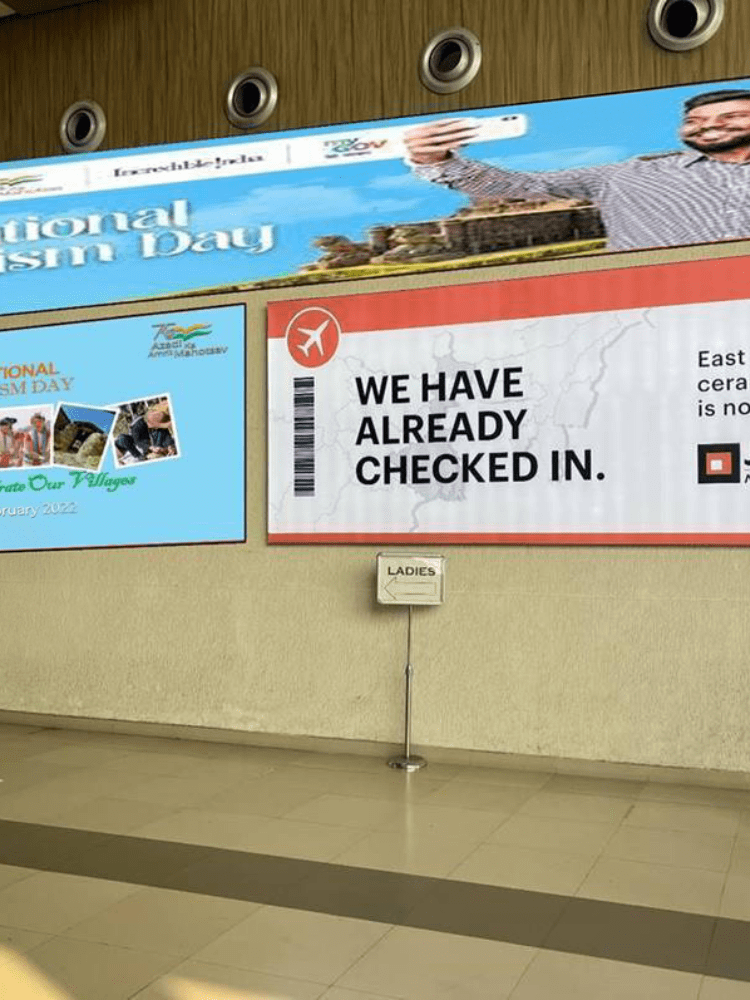 Recall Advertising - airport advertising - Airport billboards